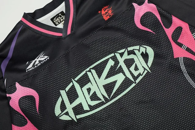 Hellstar T-Shirts Mesh football jersey graphic product detail image 29