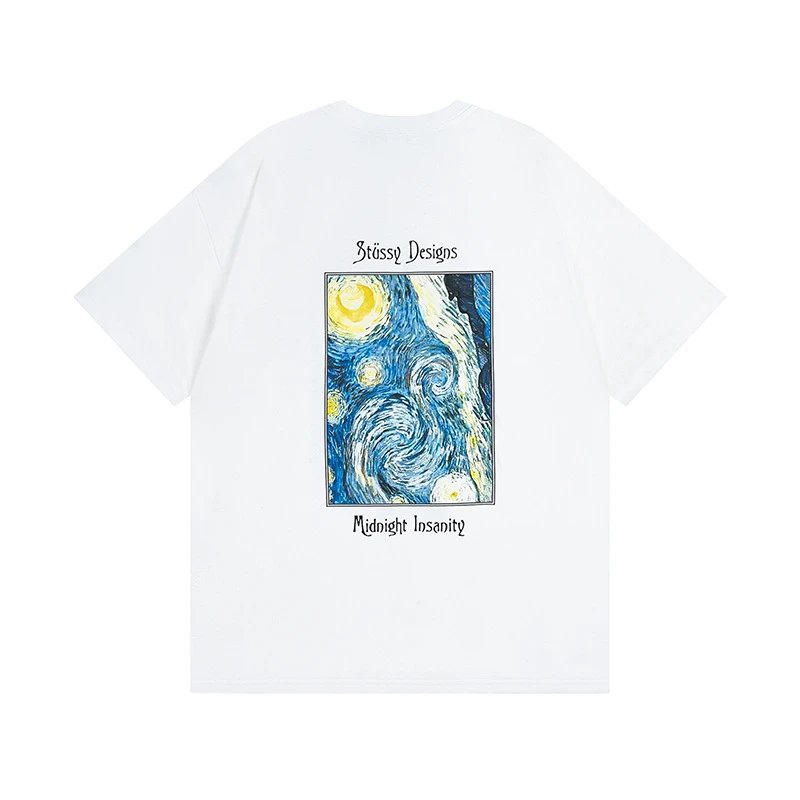 Stüssy T-Shirts Graphic Print Short-Sleeve T-Shirt — 873 white