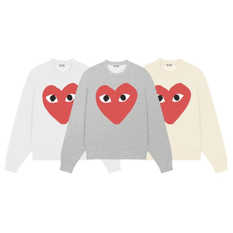 Comme des Garçons Hoodies & Sweatshirts PLAY heart graphic crewneck sweatshirt image 5