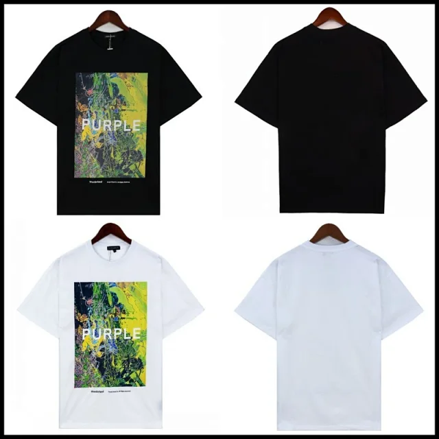 Purple Brand T-Shirts Short-Sleeve Graphic Print T-Shirt product detail image 9