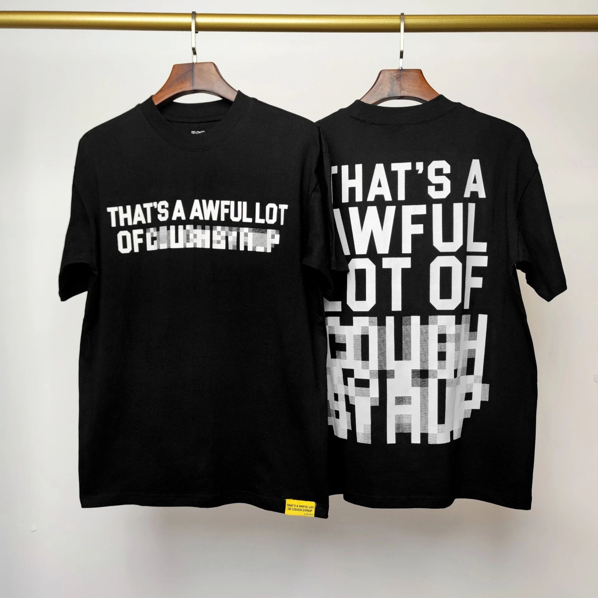 Unbranded T-Shirts Graphic Print — 48 Black