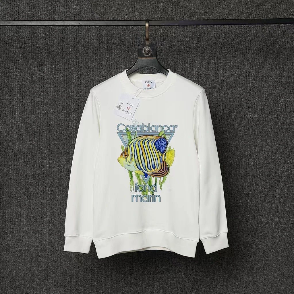 Casablanca Hoodies & Sweatshirts Graphic Print Crewneck Sweatshirt image 3