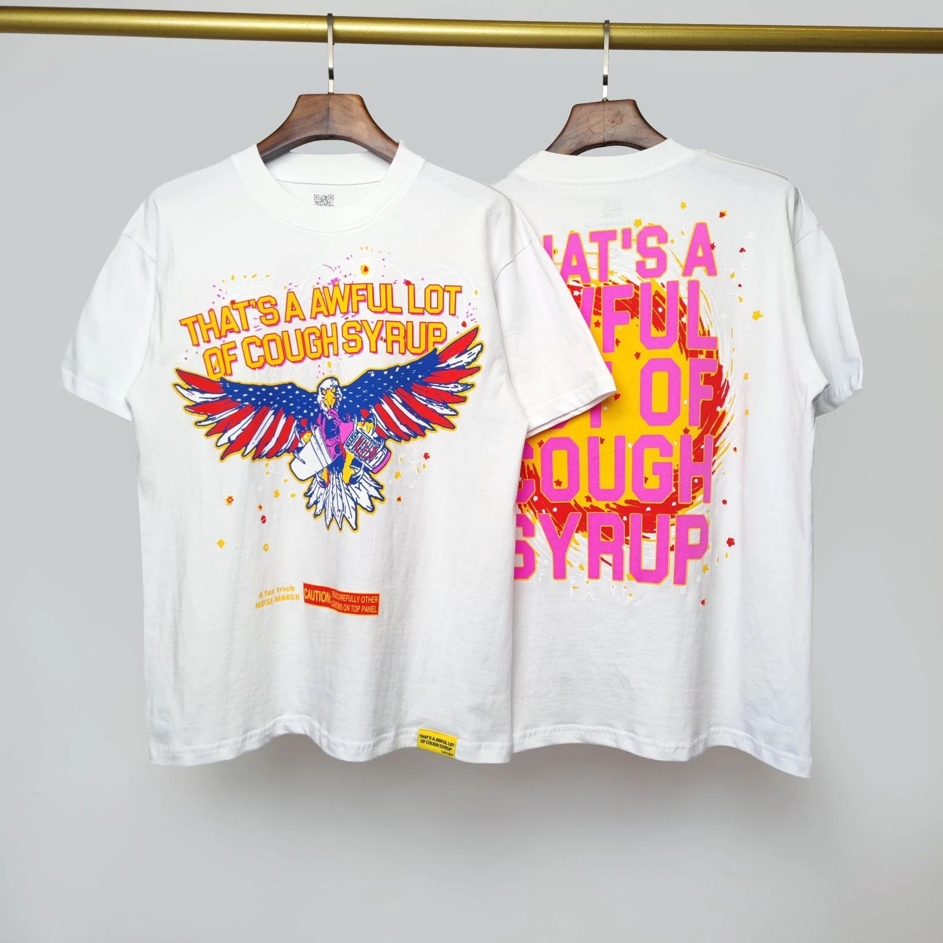 Unbranded T-Shirts Graphic Print — 56 white