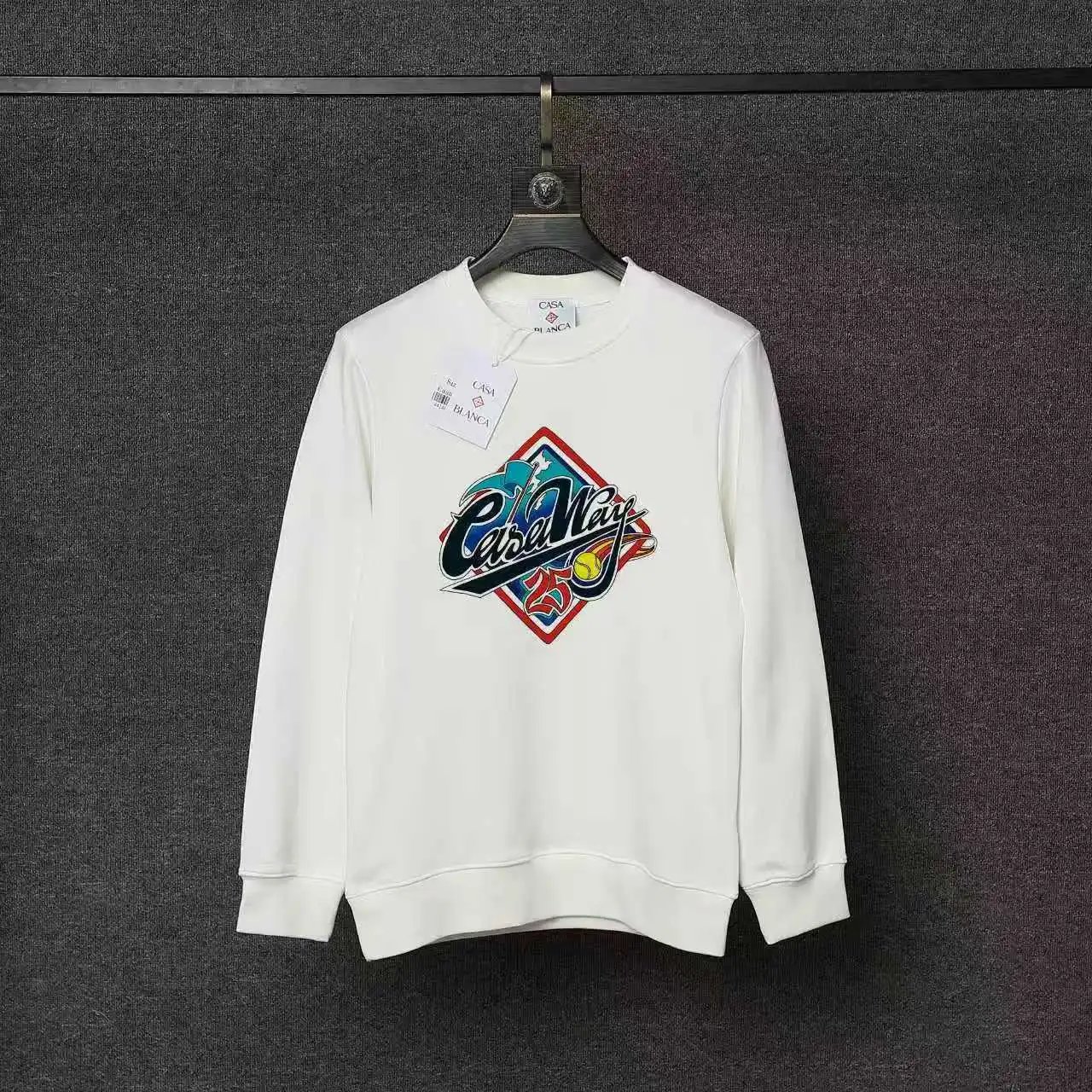 Casablanca Hoodies & Sweatshirts Pullover Hoodie with Casa Blanca Graphic Print — 23