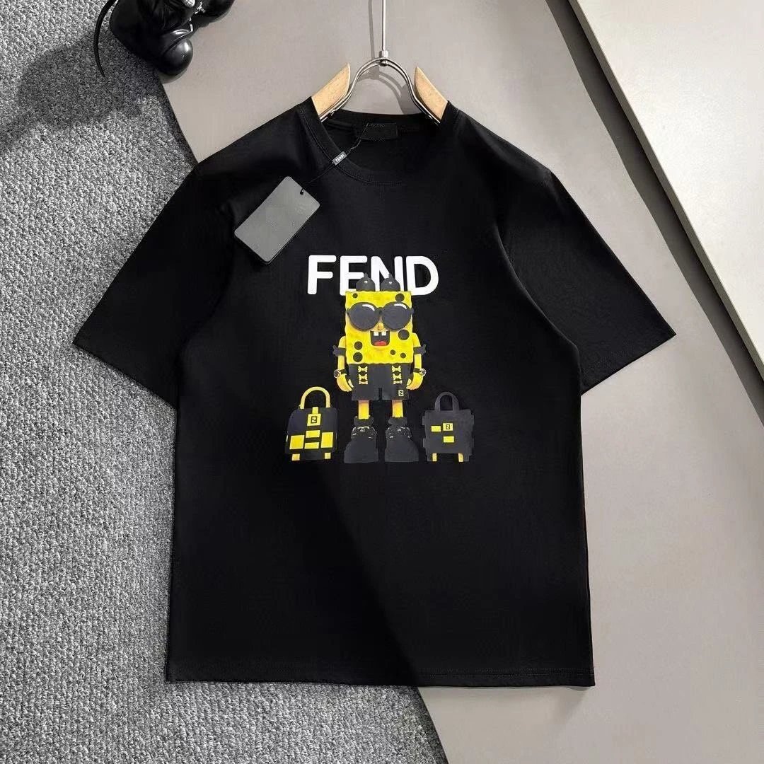 Fendi T-Shirts Monster Eyes Graphic — 21