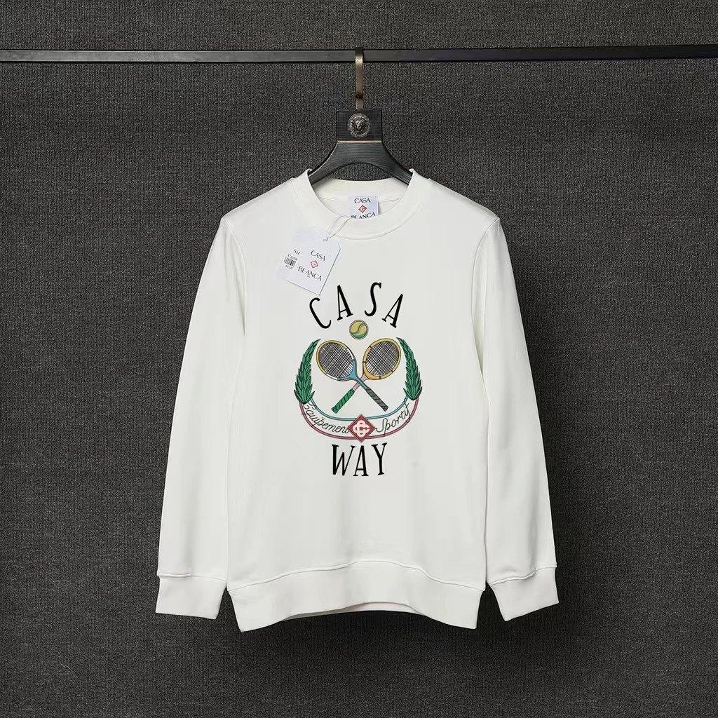 Casablanca Hoodies & Sweatshirts Graphic Print Crewneck Sweatshirt — 90