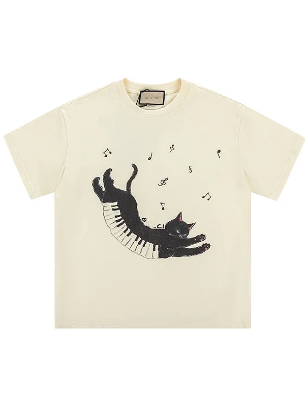 Gucci T-Shirts Animal Graphic Print product detail image 7