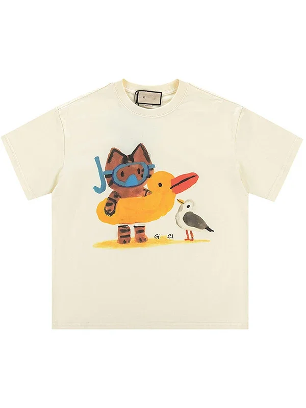 Gucci T-Shirts Animal Graphic Print product detail image 9