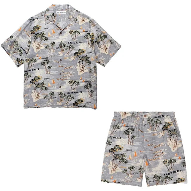 WACKO MARIA Matching Sets Tiger Print Hawaiian Shirt and Shorts Set product detail image 23