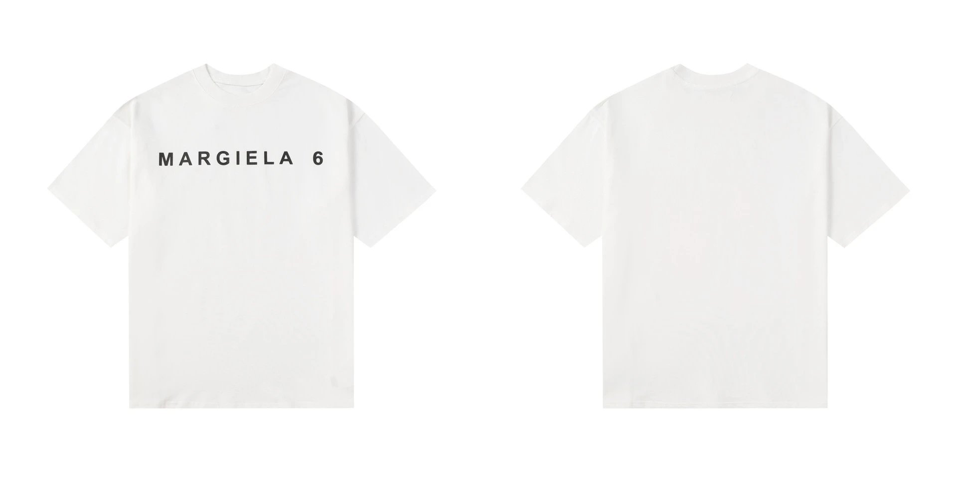 Maison Margiela T-Shirts Numeric logo graphic short-sleeve T-shirt — 809 white