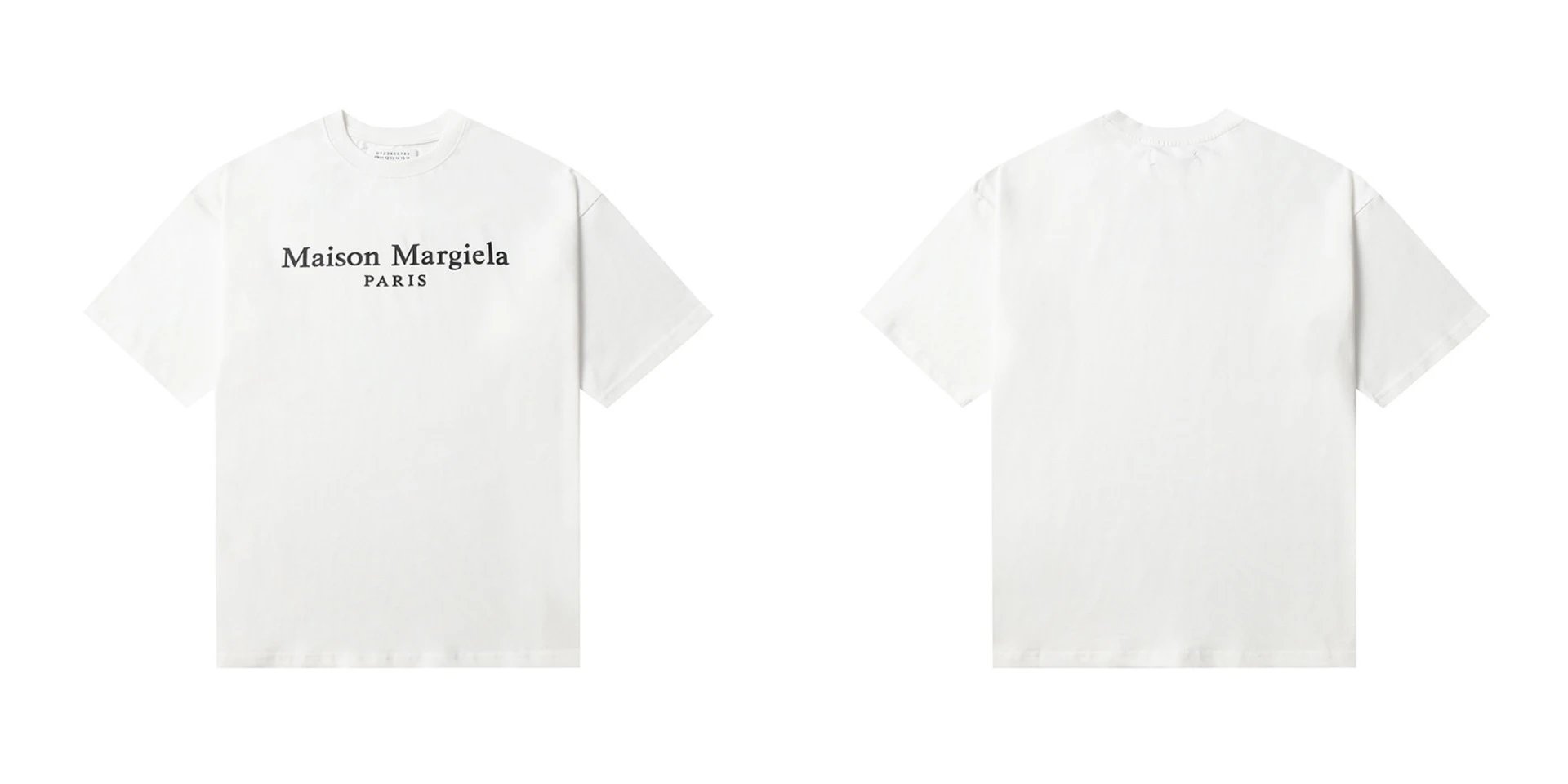 Maison Margiela T-Shirts Numeric logo graphic short-sleeve T-shirt — 823 white