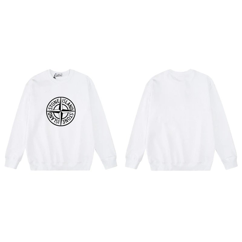 Stone Island Hoodies & Sweatshirts Crewneck graphic sweatshirt — W 819 white