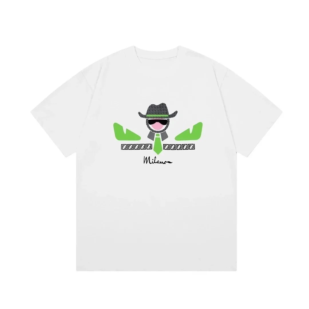 Prada T-Shirts Short-Sleeve Logo T-Shirt — 31