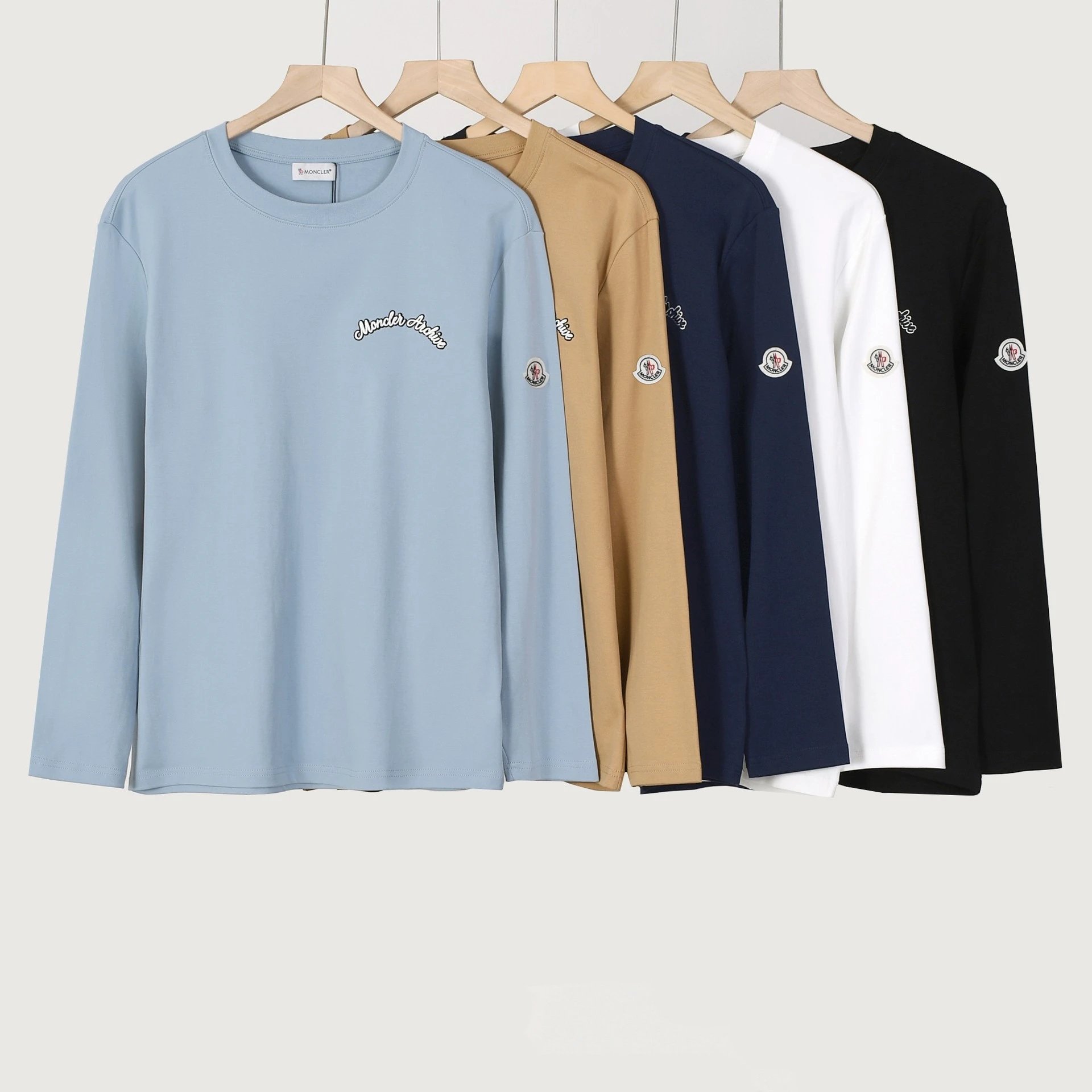 Polo Ralph Lauren T-Shirts Long-Sleeve Crew-Neck Embroidered Logo image 2
