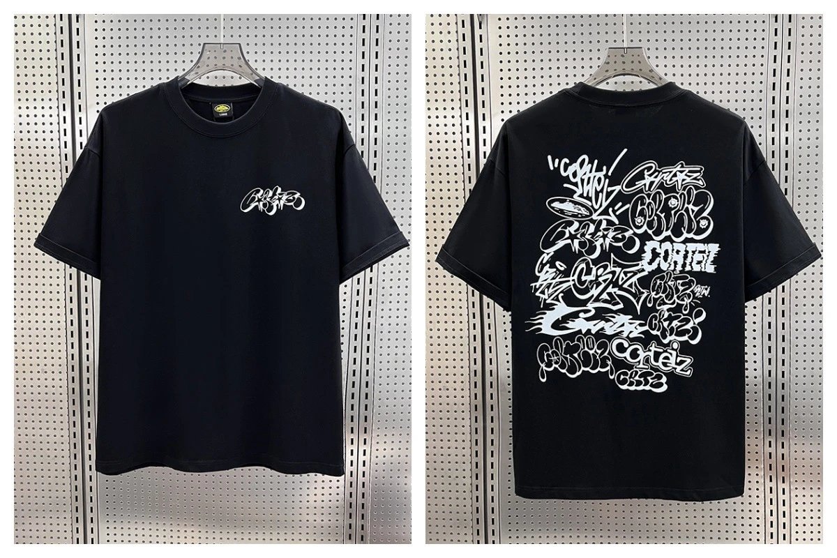 Corteiz T-Shirts Alcatraz Graphic T-Shirt — 5916 Black