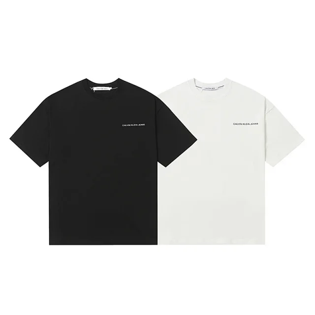 Calvin Klein T-Shirts Logo-print crew-neck short-sleeve product detail image 3