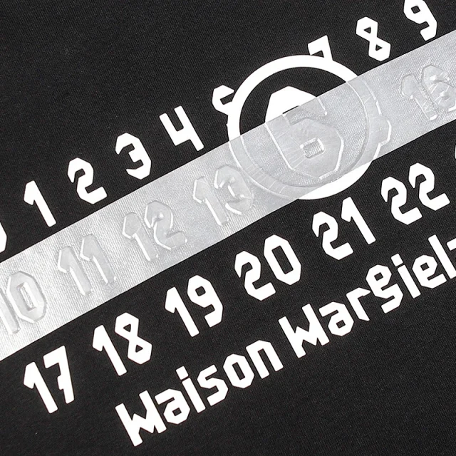 Maison Margiela T-Shirts Number 6 Graphic T-Shirt product detail image 27