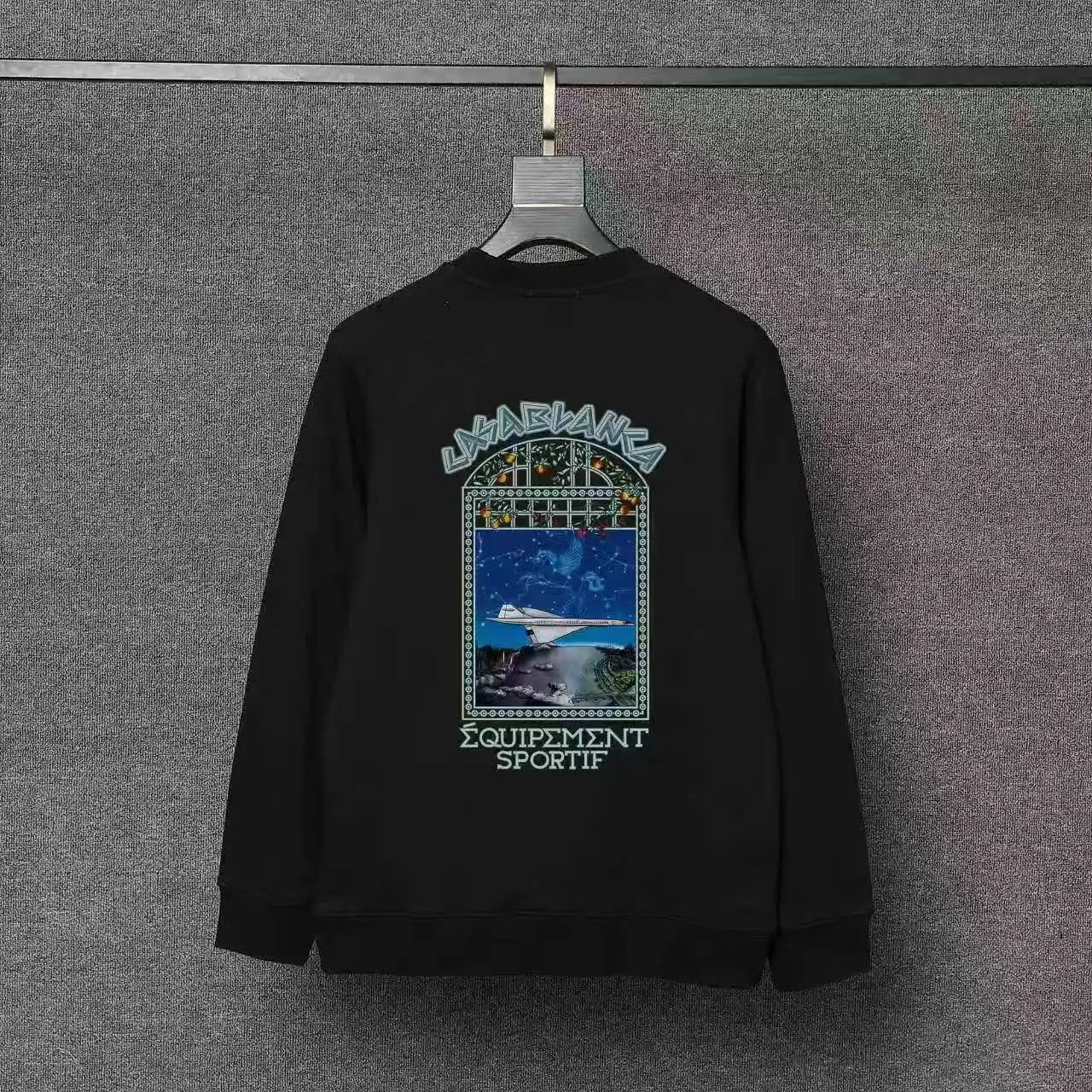 Casablanca Hoodies & Sweatshirts Printed Crewneck Sweatshirt — 56