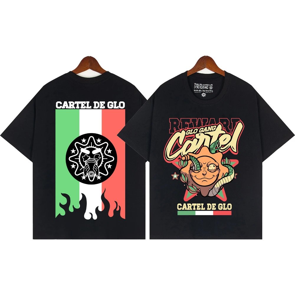 Glo Gang T-Shirts Graphic Print Crew Neck T-Shirt image 2