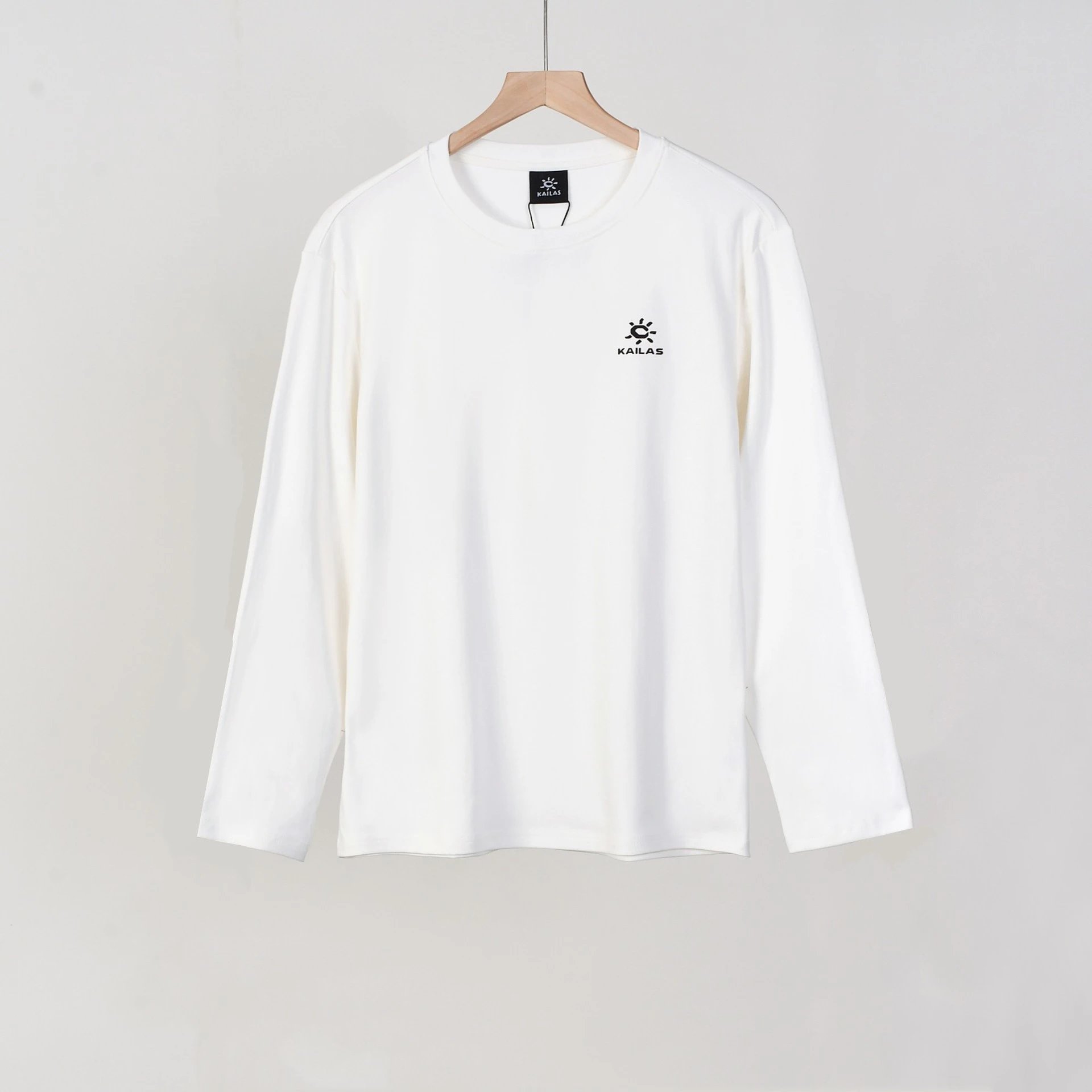 Polo Ralph Lauren T-Shirts Long-Sleeve Crew-Neck Embroidered Logo — 1517 white
