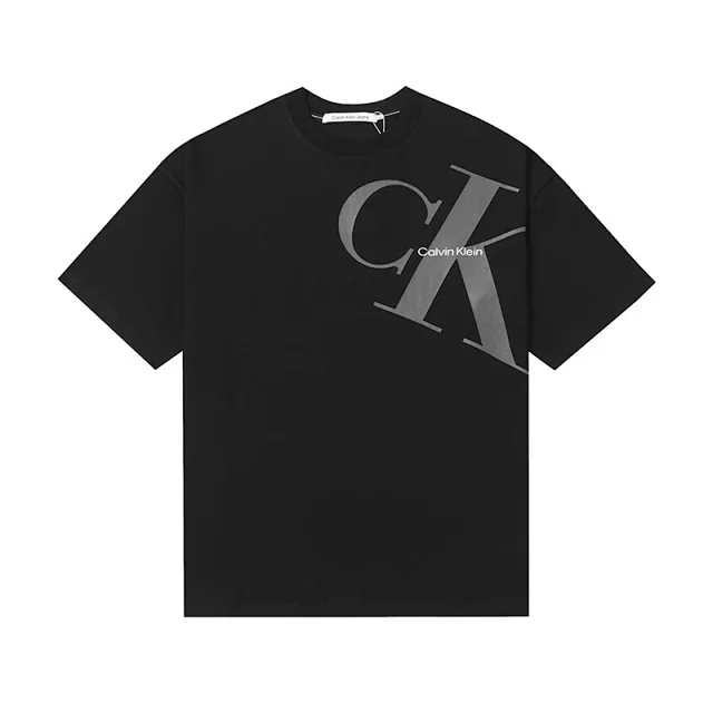 Calvin Klein T-Shirts Logo-print crew-neck short-sleeve product detail image 14