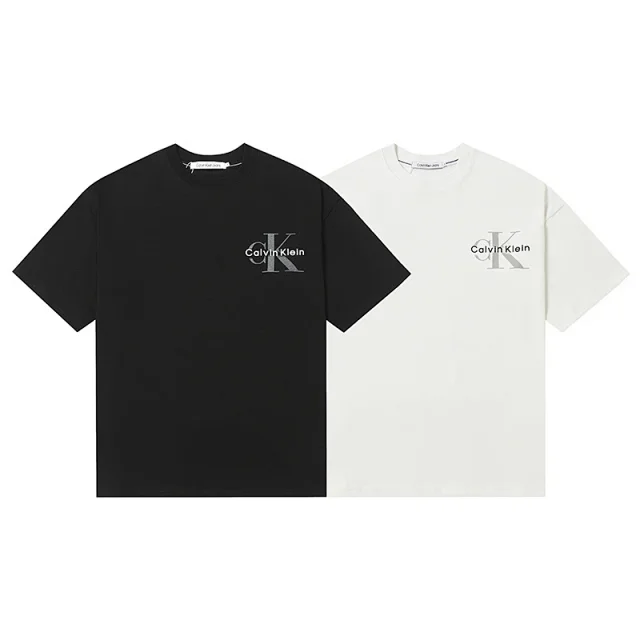 Calvin Klein T-Shirts Logo-print crew-neck short-sleeve product detail image 6