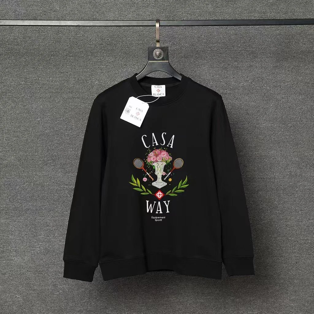 Casablanca Hoodies & Sweatshirts Graphic Print Crewneck Sweatshirt image 2