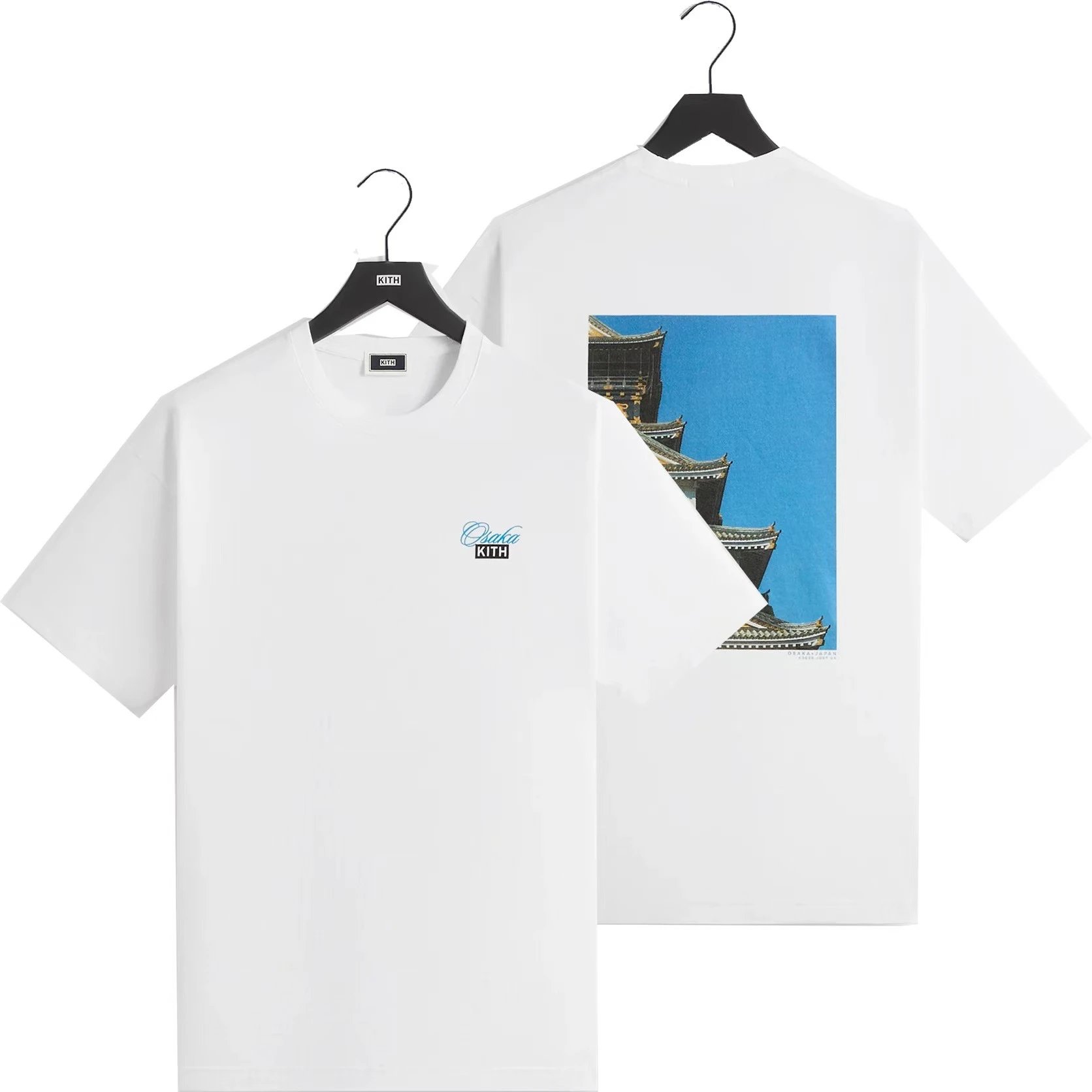 Kith T-Shirts Graphic Print Short-Sleeve T-Shirt — K-273 white