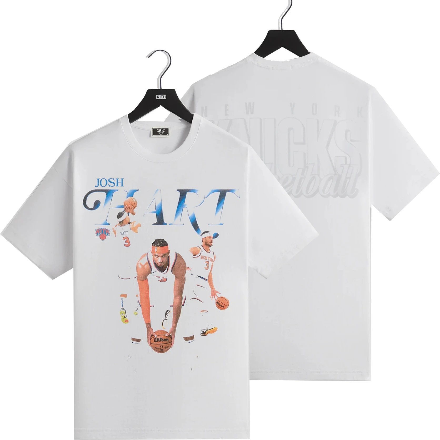 Kith T-Shirts Graphic Print Short-Sleeve T-Shirt — K-284 white