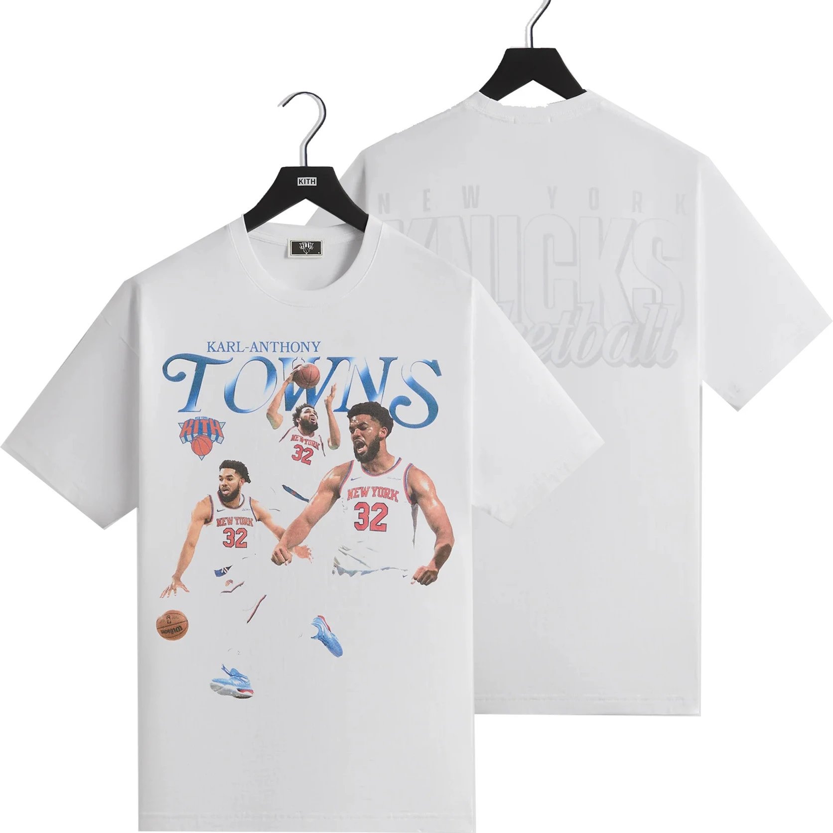 Kith T-Shirts Graphic Print Short-Sleeve T-Shirt — K-286 white