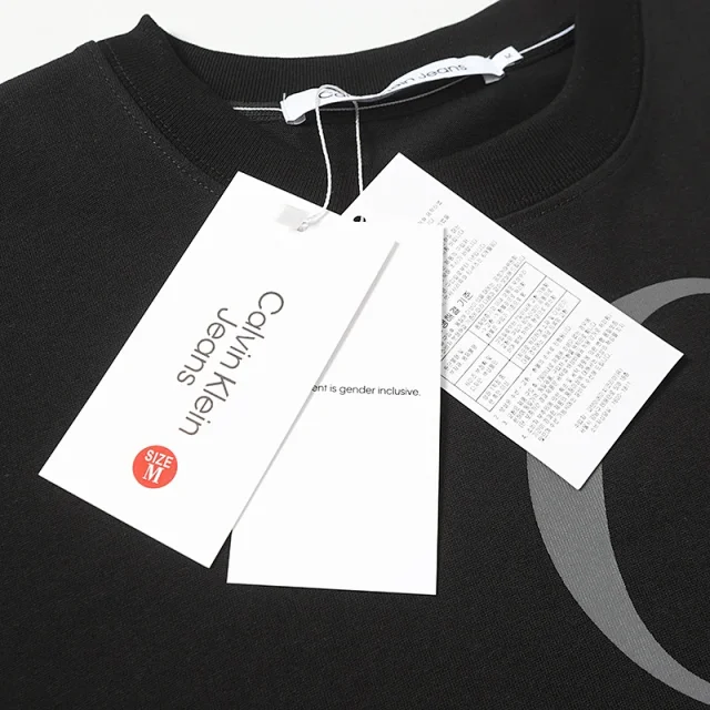 Calvin Klein T-Shirts Logo-print crew-neck short-sleeve product detail image 19