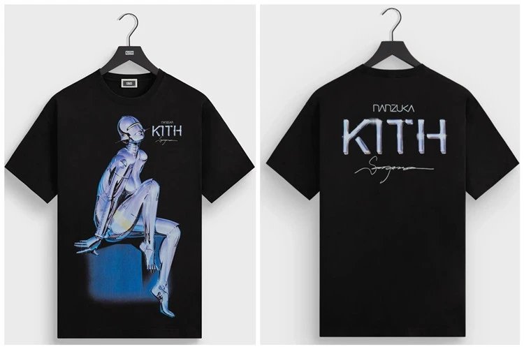Kith T-Shirts Graphic Short-Sleeve T-Shirt — K-326 Black