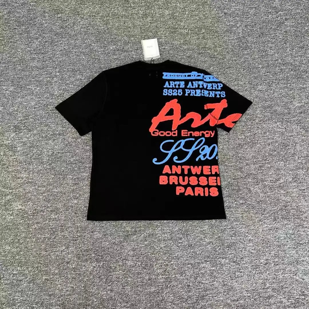 Arte Antwerp T-Shirts Graphic Print — ART-209 Black
