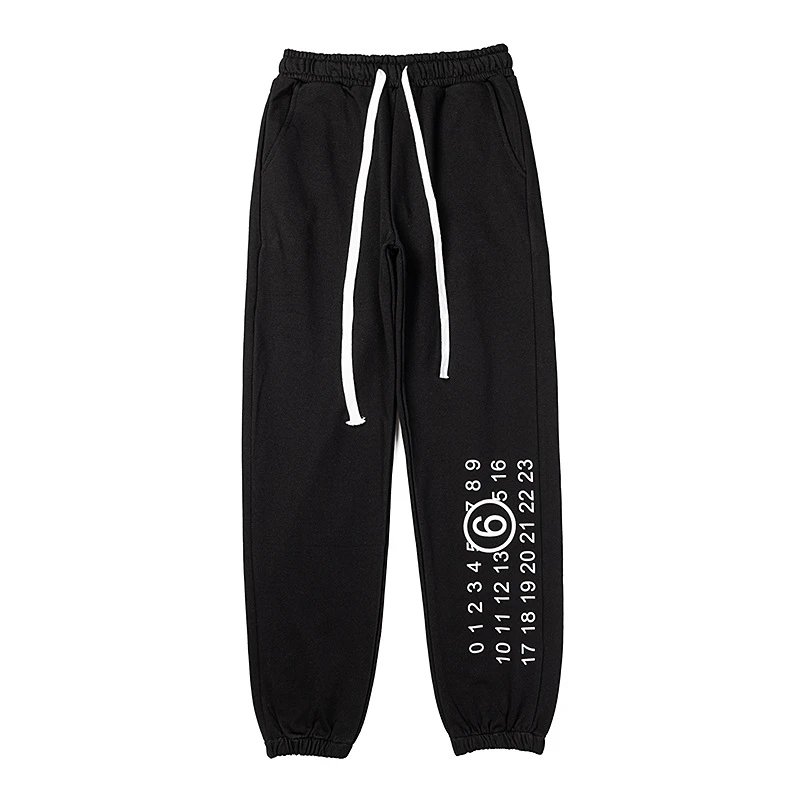 Maison Margiela Trousers Drawstring sweatpants with logo prints — M335-2
