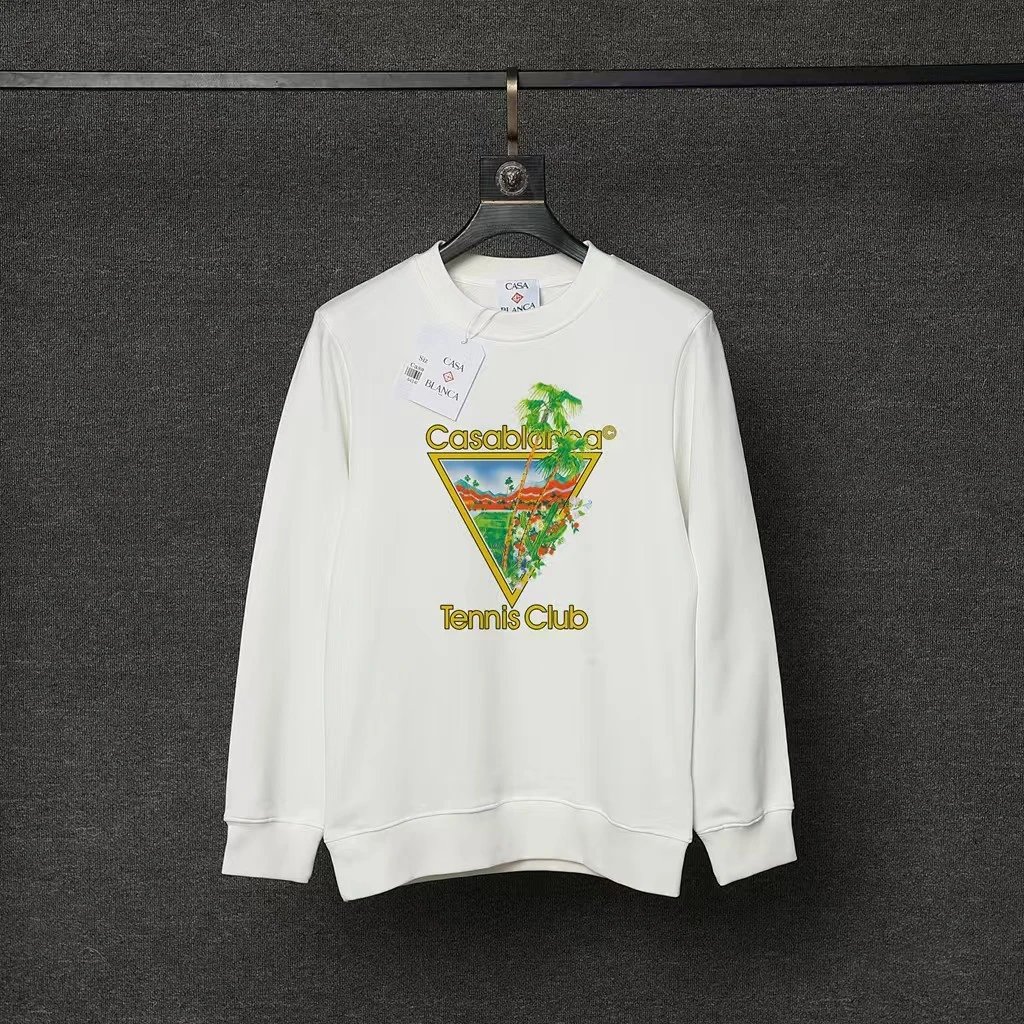 Casablanca Hoodies & Sweatshirts Graphic Print Crewneck Sweatshirt image 8