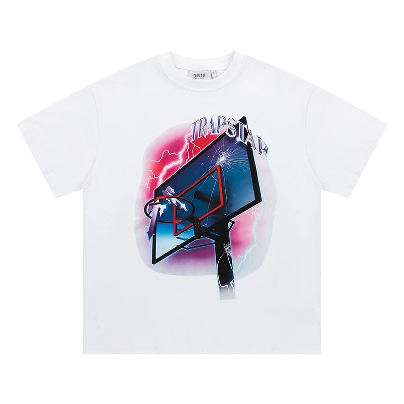Trapstar T-Shirts Graphic Logo Short-Sleeve T-Shirt — 713 White