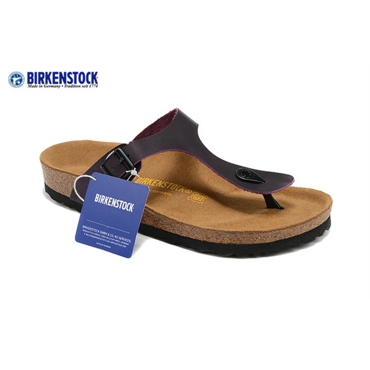 Birkenstock Sandals Gizeh Buckle Thong — 801 purple