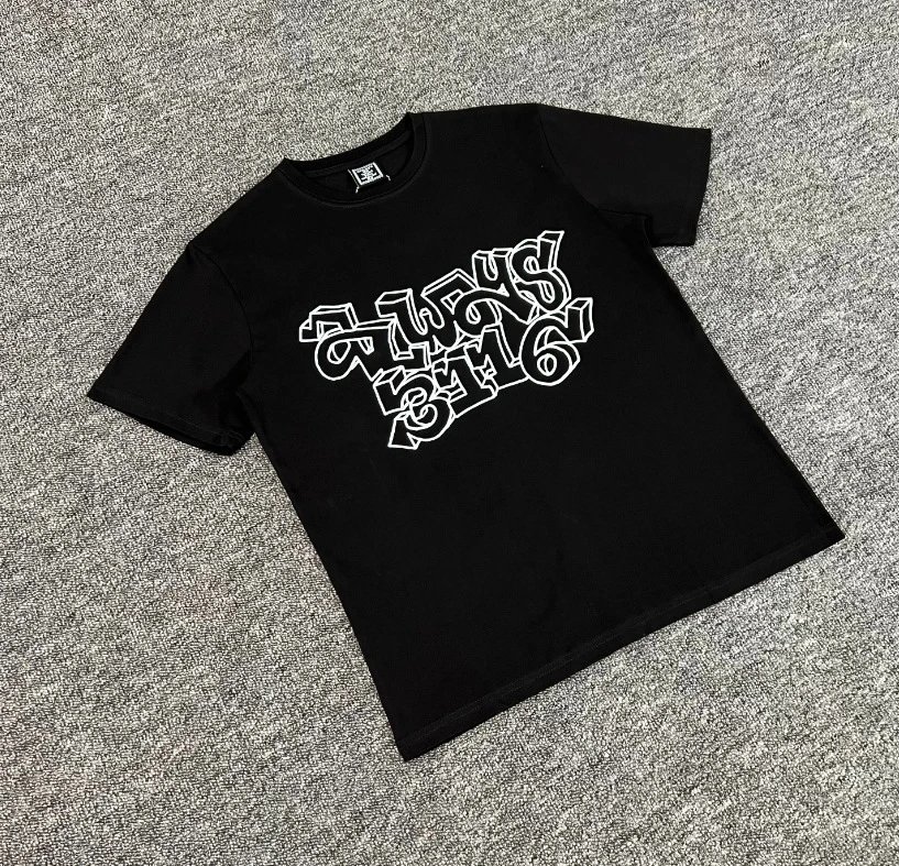 A&D Shorts Sun logo print — AD29 black