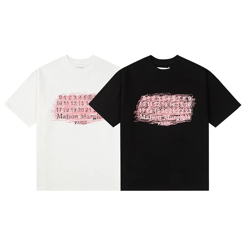 Maison Margiela T-Shirts Number 6 Graphic T-Shirt image 4