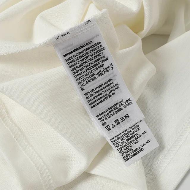 Calvin Klein T-Shirts Logo-print crew-neck short-sleeve product detail image 29