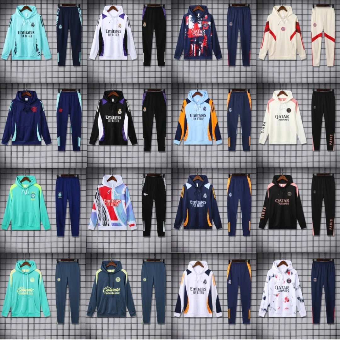 Real Madrid Blue Hoodie and Pants Set