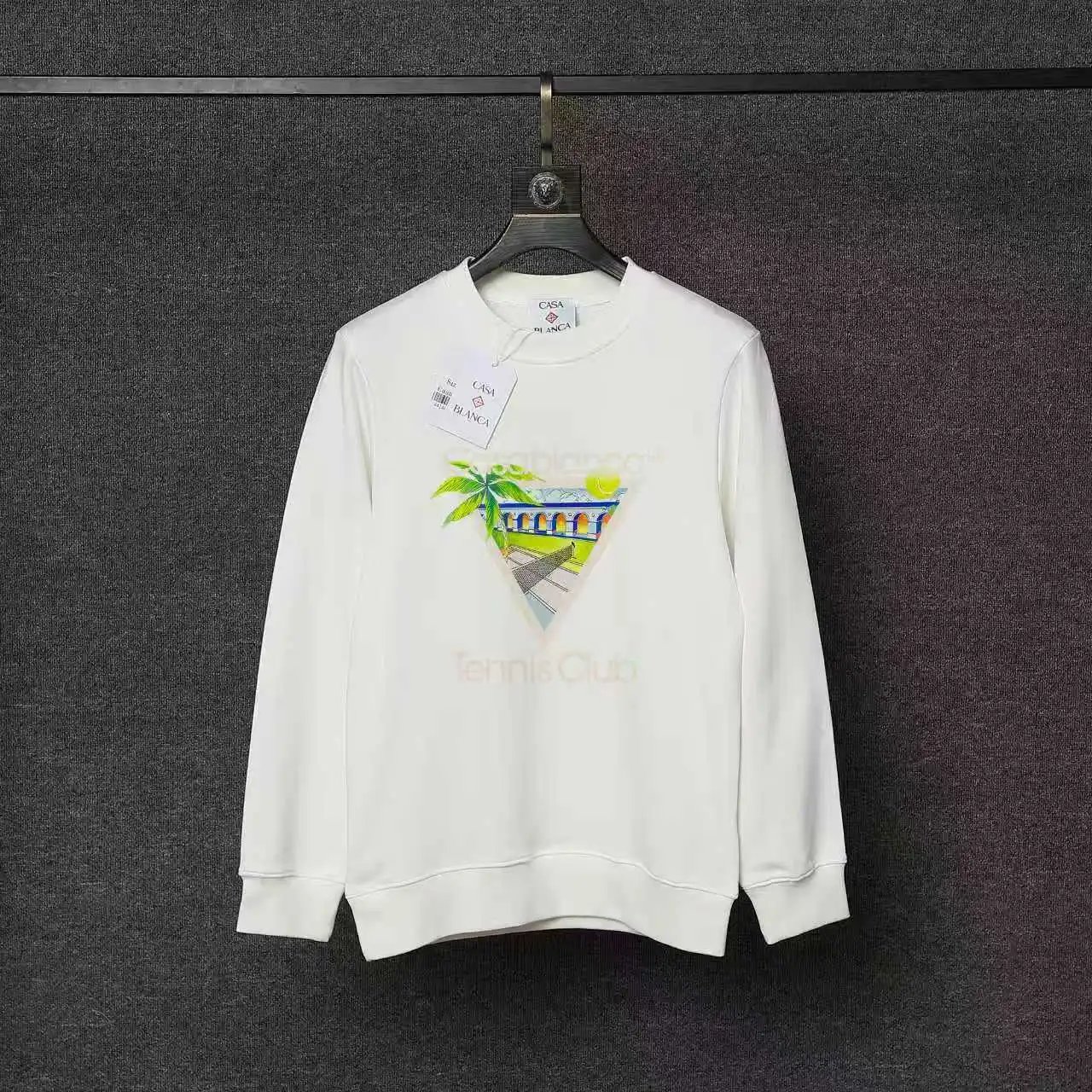 Casablanca Hoodies & Sweatshirts Pullover Hoodie with Casa Blanca Graphic Print — 25