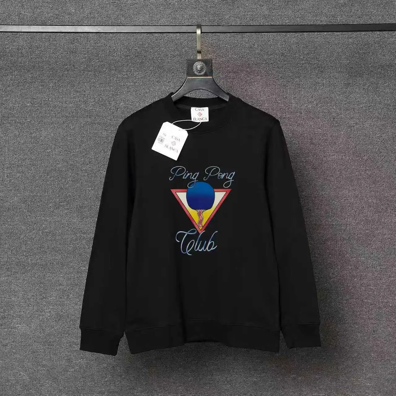 Casablanca Hoodies & Sweatshirts Printed Crewneck Sweatshirt — 62