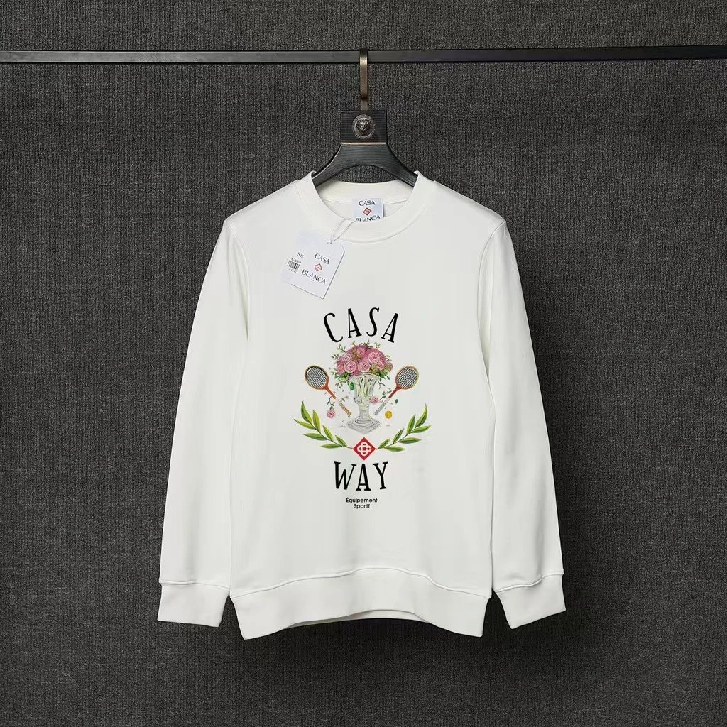 Casablanca Hoodies & Sweatshirts Graphic Print Crewneck Sweatshirt — 70
