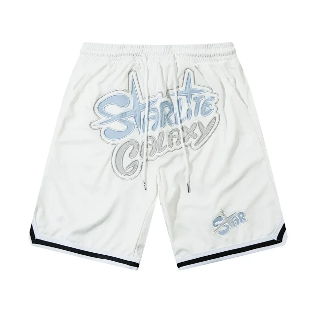Unbranded Shorts Drawstring Mesh with Embroidered Graphic Lettering product detail image 4