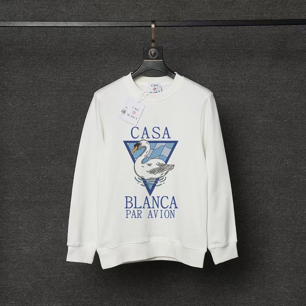 Casablanca Hoodies & Sweatshirts Graphic Print Crewneck Sweatshirt — 79