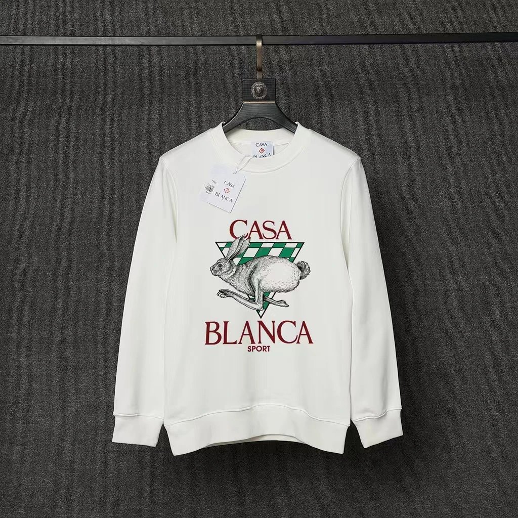 Casablanca Hoodies & Sweatshirts Graphic Print Crewneck Sweatshirt image 6