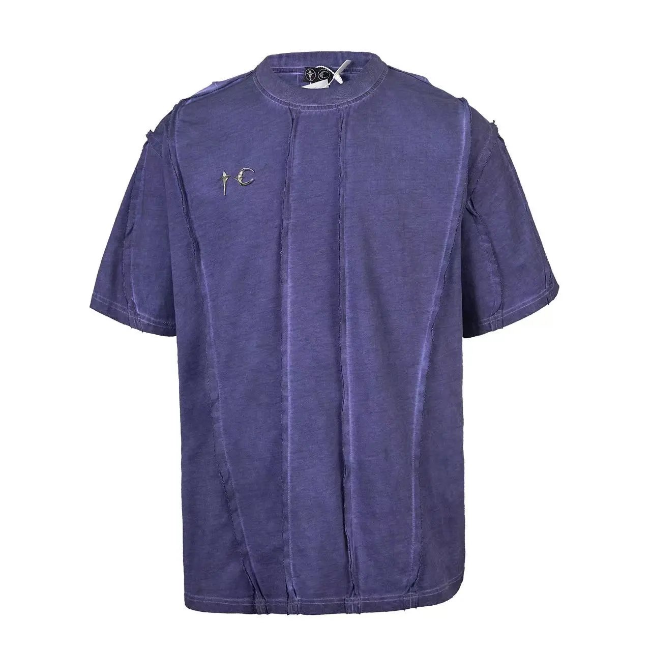 Unbranded T-Shirts Star and crescent moon graphic — burr blue