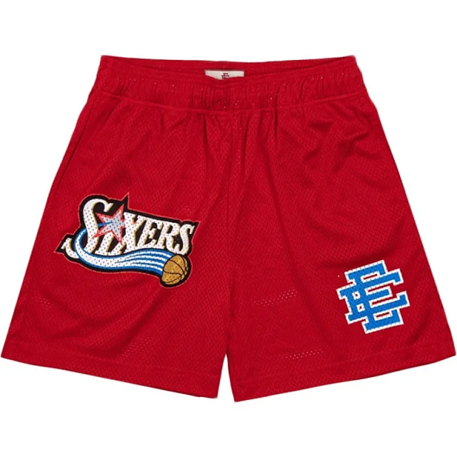 Eric Emanuel Shorts Mesh basketball with team graphic patches product detail image 20