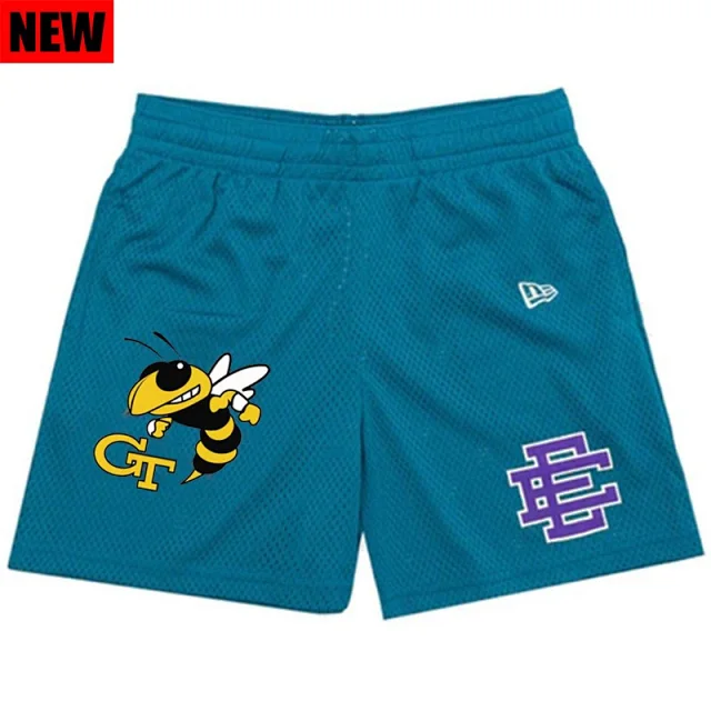 Eric Emanuel Shorts Mesh basketball with team graphic patches product detail image 22